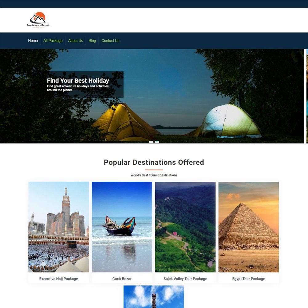Royal Travel – Responsive WordPress Theme