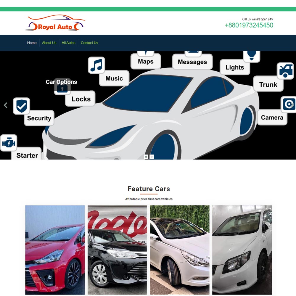 Royal Automobiles – Responsive WordPress Theme