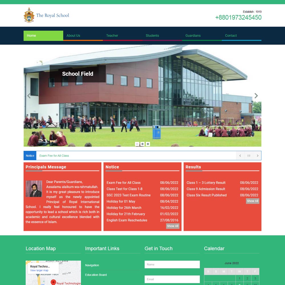 Royal Edu – Responsive WordPress Theme