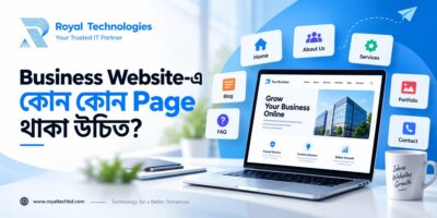 Business Website-এ কোন কোন Page থাকা উচিত?